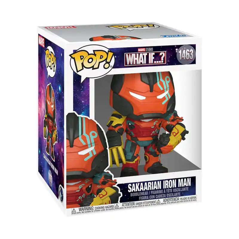 What If...? Oversized Funko POP! Animation Vinyl Figur Sakaarian Iron Man 15 cm termékfotó