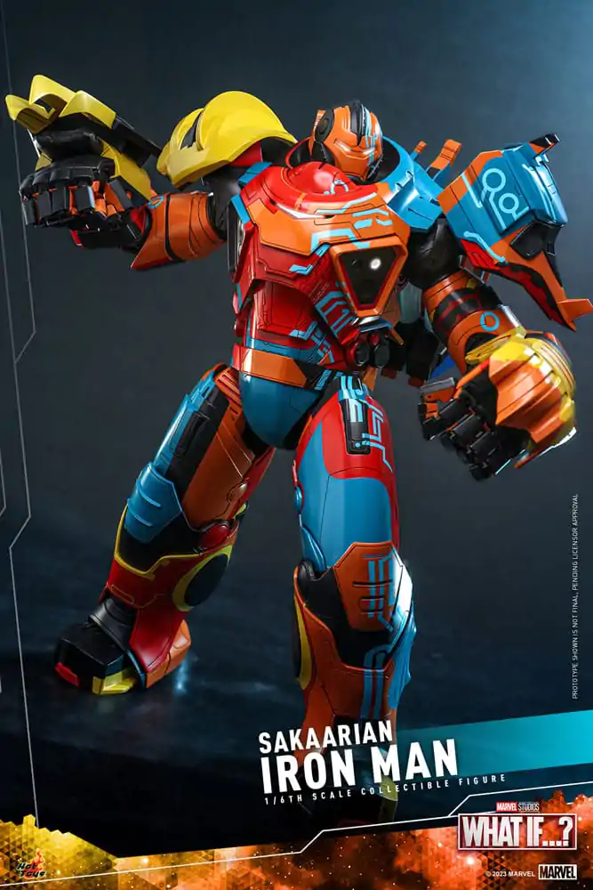What If...? Actionfigur 1/6 Sakaarian Iron Man 35 cm Produktfoto