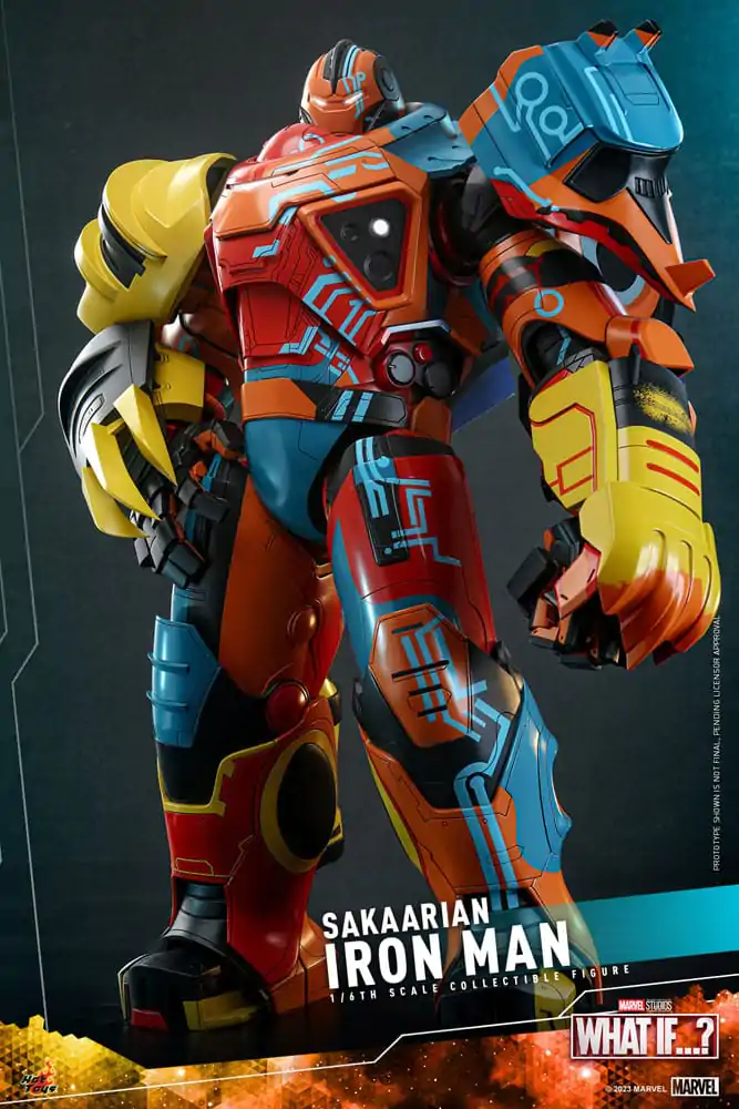 What If...? Actionfigur 1/6 Sakaarian Iron Man 35 cm Produktfoto