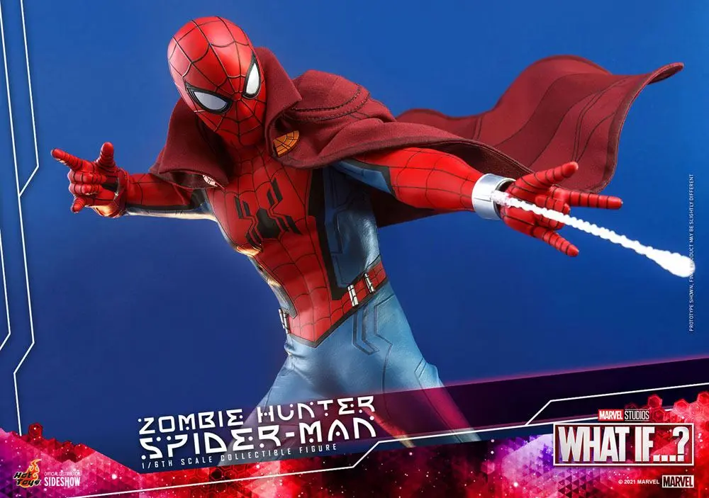 What If...? Actionfigur 1/6 Zombie Hunter Spider-Man 30 cm Produktfoto