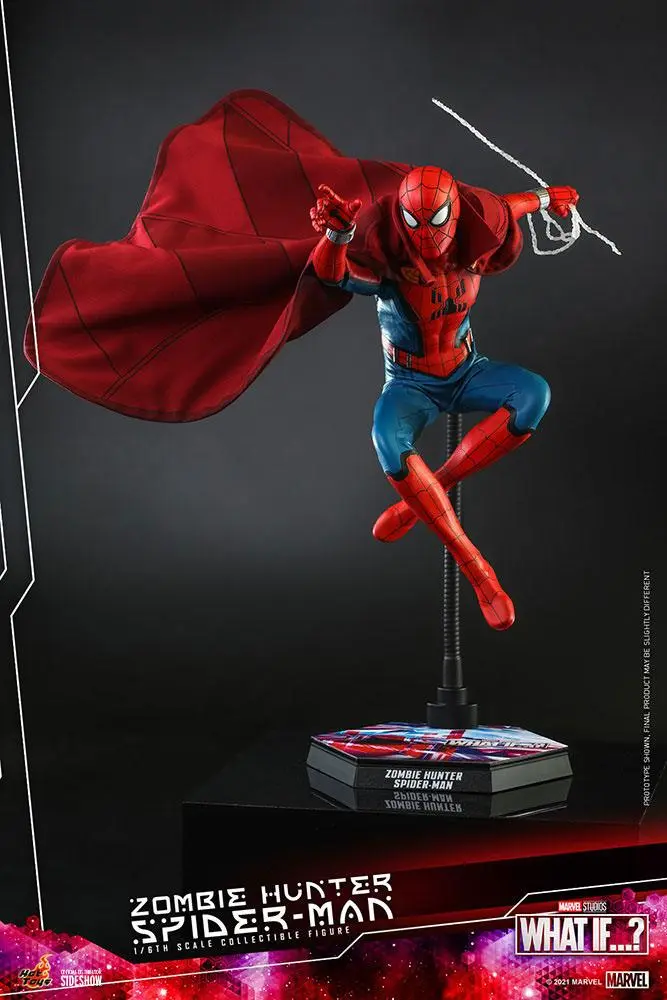 What If...? Actionfigur 1/6 Zombie Hunter Spider-Man 30 cm Produktfoto
