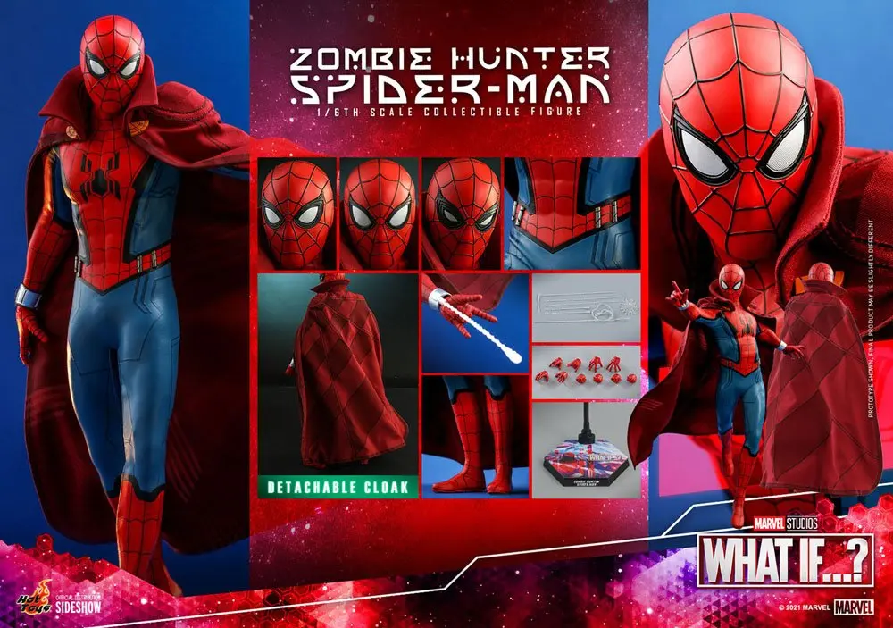 What If...? Actionfigur 1/6 Zombie Hunter Spider-Man 30 cm Produktfoto