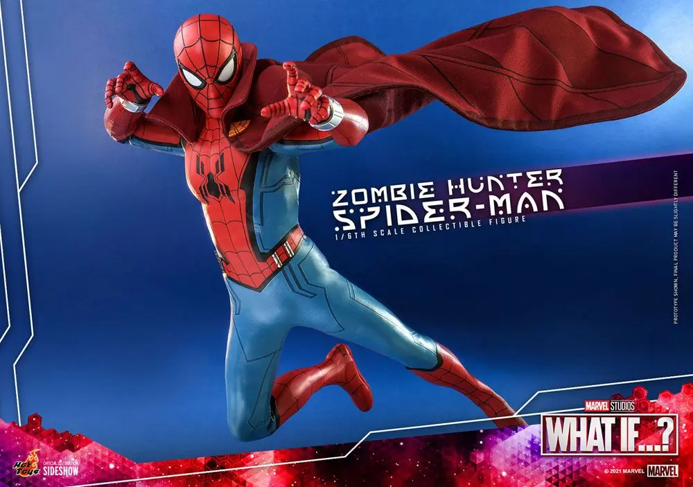 What If...? Actionfigur 1/6 Zombie Hunter Spider-Man 30 cm Produktfoto