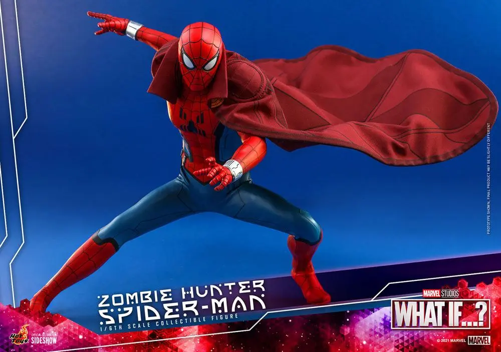 What If...? Actionfigur 1/6 Zombie Hunter Spider-Man 30 cm Produktfoto