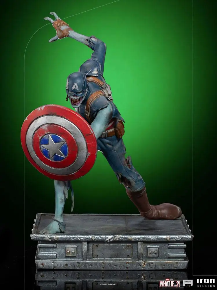 What If...? Art Scale Statue 1/10 Captain America Zombie 22 cm Produktfoto