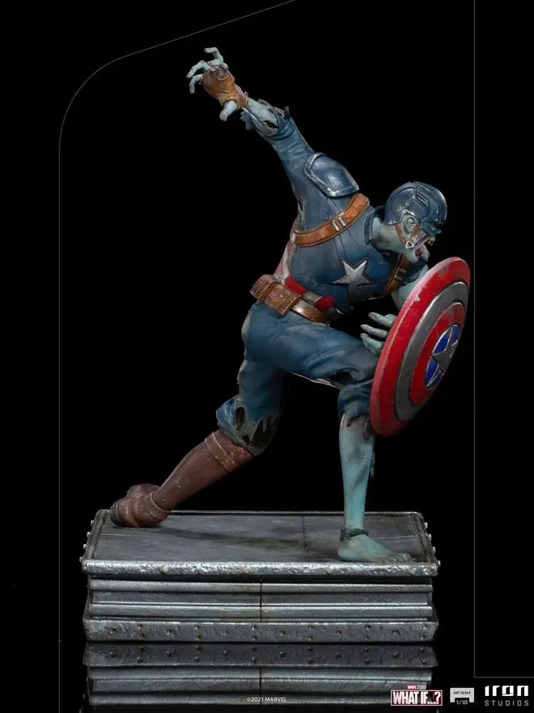 What If...? Art Scale Statue 1/10 Captain America Zombie 22 cm Produktfoto