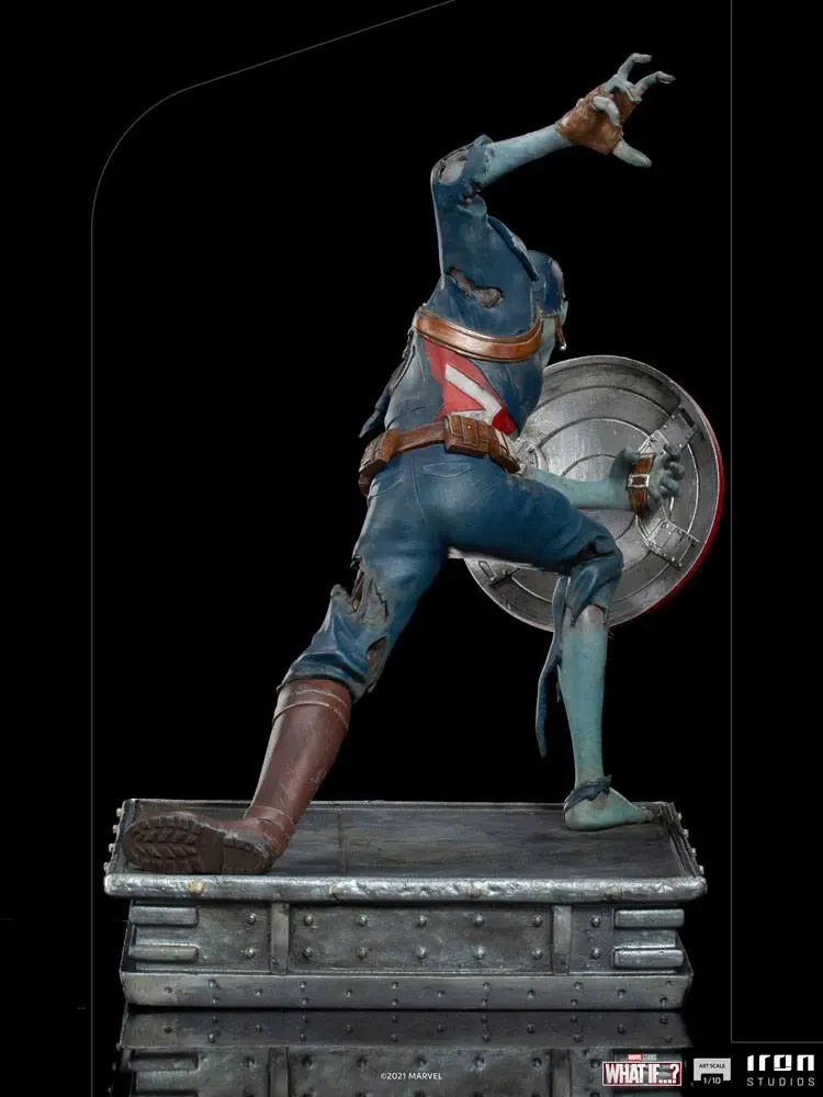 What If...? Art Scale Statue 1/10 Captain America Zombie 22 cm Produktfoto