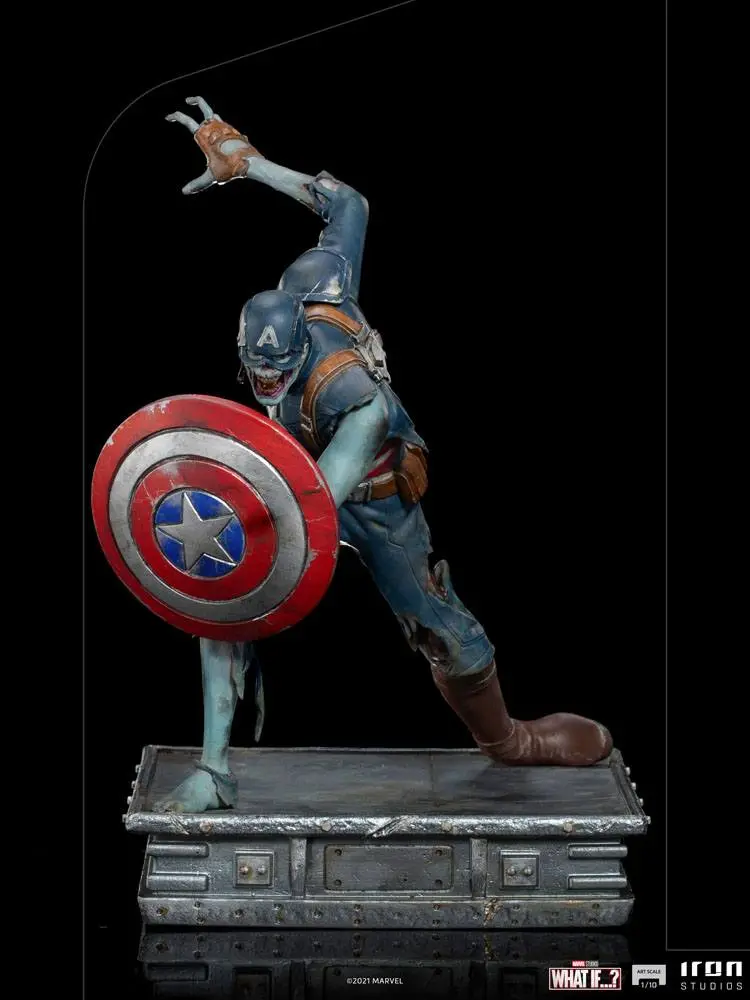What If...? Art Scale Statue 1/10 Captain America Zombie 22 cm Produktfoto