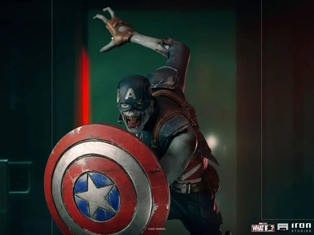 What If...? Art Scale Statue 1/10 Captain America Zombie 22 cm Produktfoto