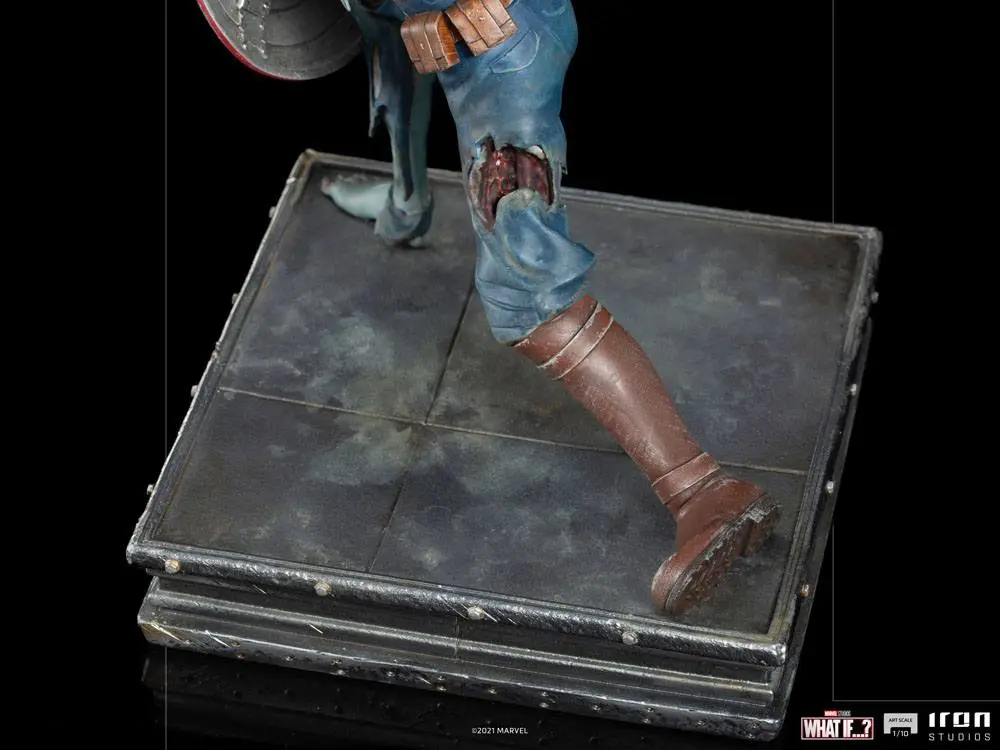 What If...? Art Scale Statue 1/10 Captain America Zombie 22 cm Produktfoto