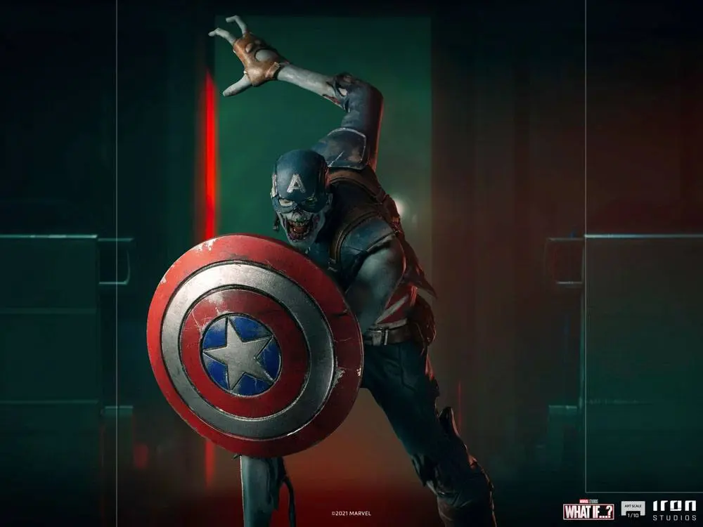 What If...? Art Scale Statue 1/10 Captain America Zombie 22 cm Produktfoto