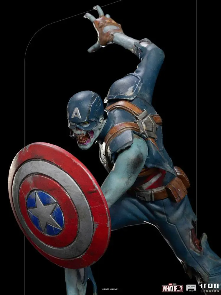 What If...? Art Scale Statue 1/10 Captain America Zombie 22 cm Produktfoto