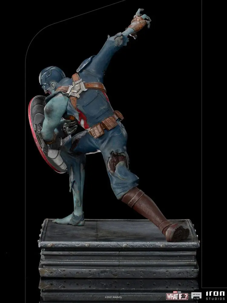 What If...? Art Scale Statue 1/10 Captain America Zombie 22 cm Produktfoto