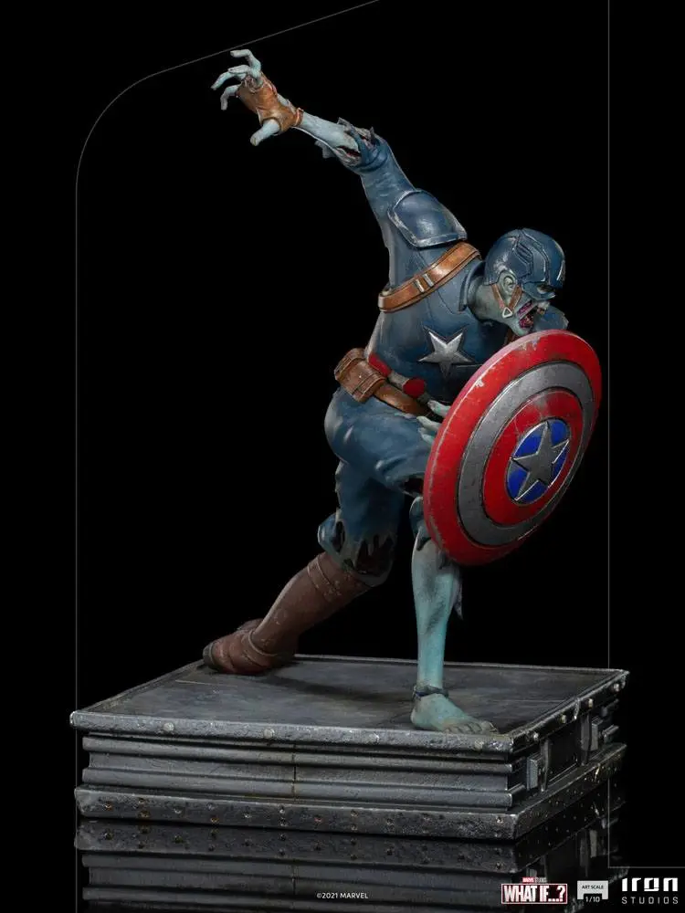 What If...? Art Scale Statue 1/10 Captain America Zombie 22 cm Produktfoto