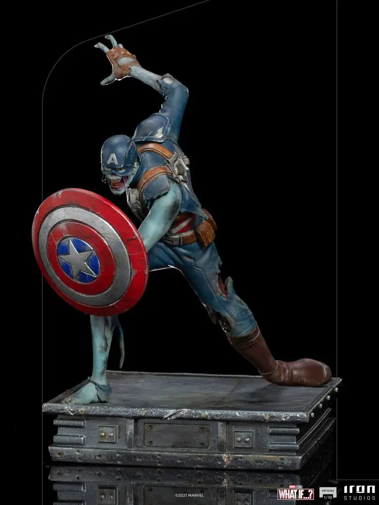 What If...? Art Scale Statue 1/10 Captain America Zombie 22 cm Produktfoto