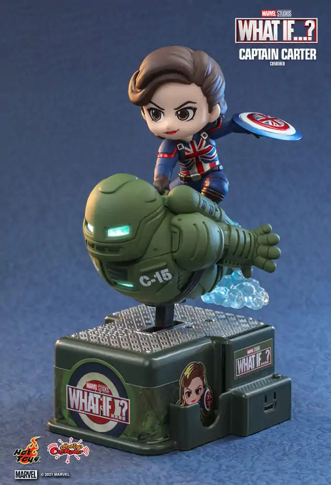 What If...? CosRider Minifigur mit Sound und Leuchtfunktion Captain Carter 14 cm Produktfoto
