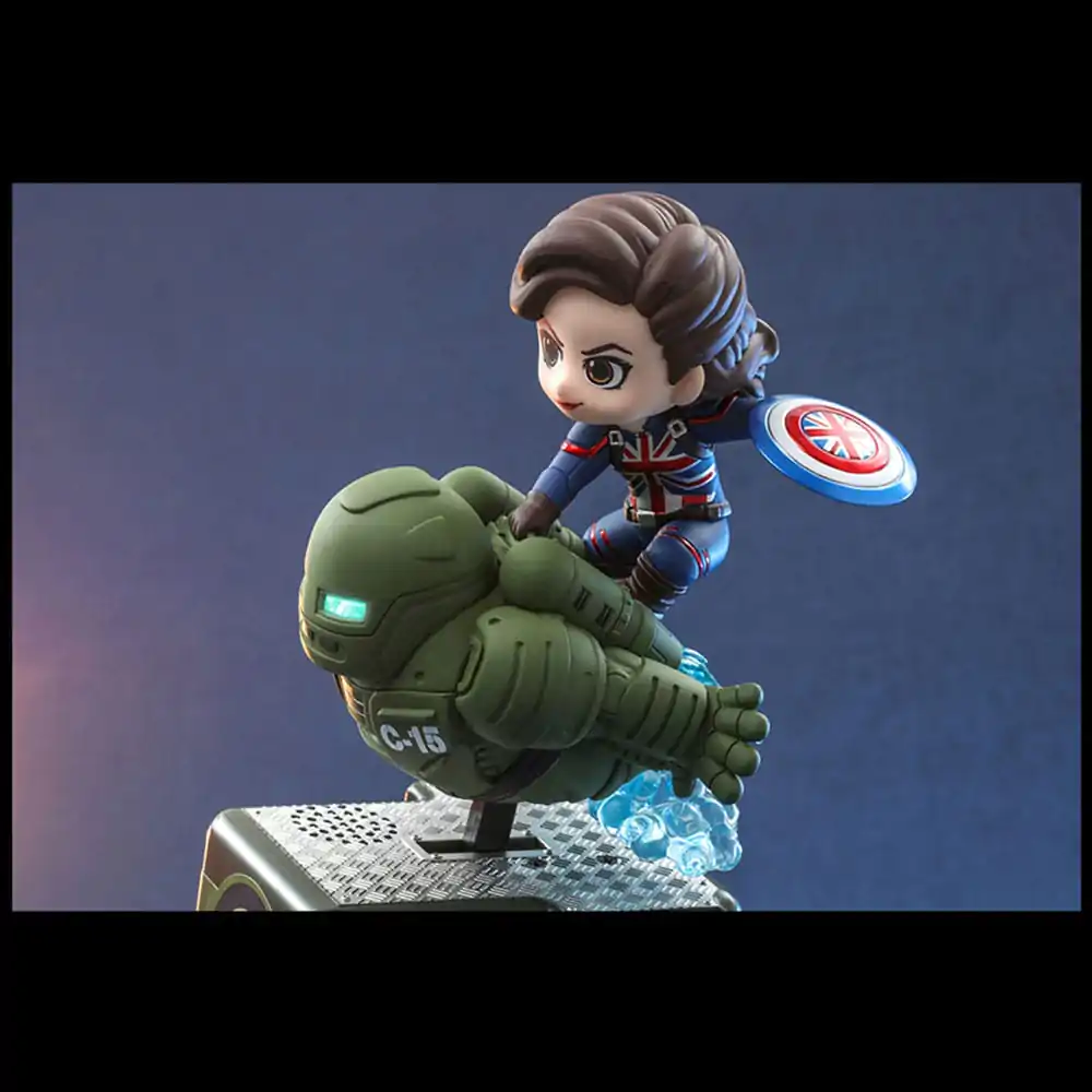 What If...? CosRider Minifigur mit Sound und Leuchtfunktion Captain Carter 14 cm Produktfoto