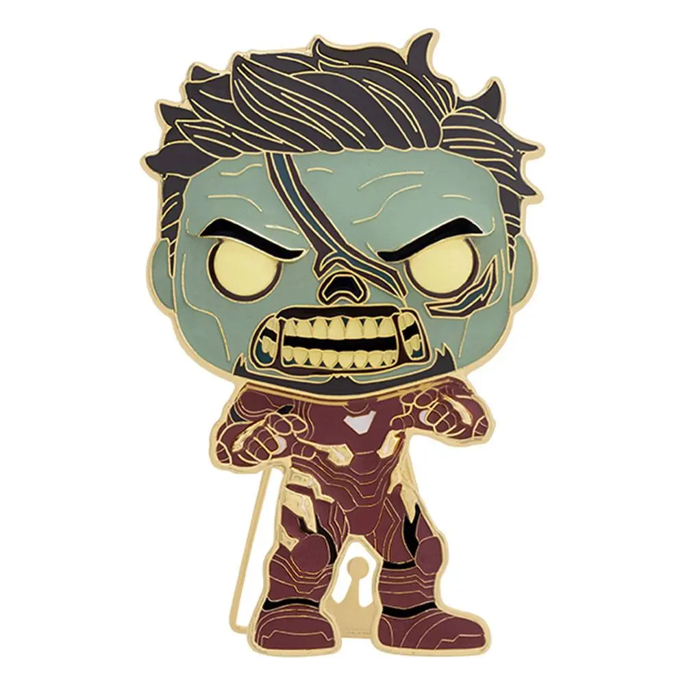 What If...? POP! Pin Ansteck-Pin Zombie Tony Stark 10 cm Produktfoto