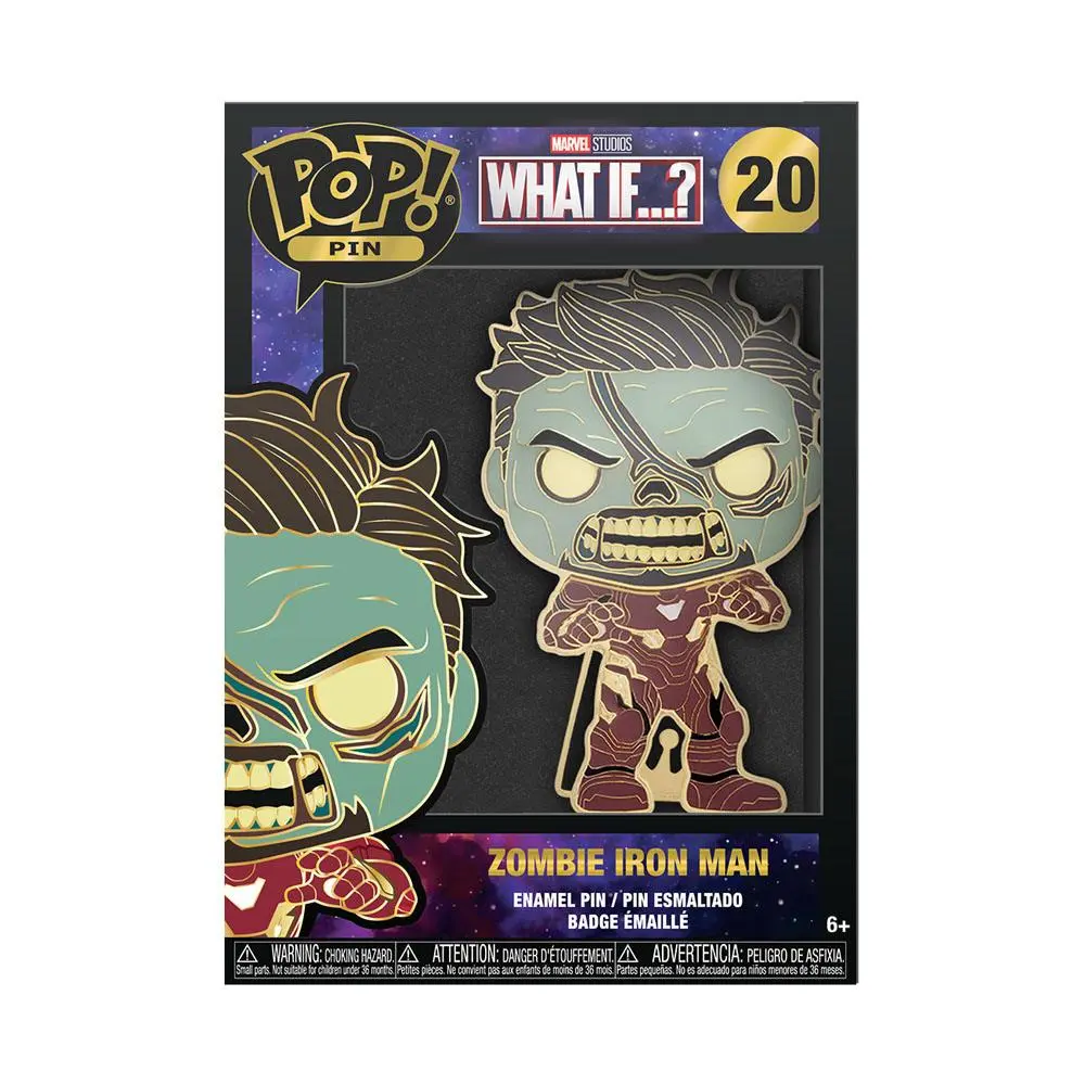 What If...? POP! Pin Ansteck-Pin Zombie Tony Stark 10 cm Produktfoto