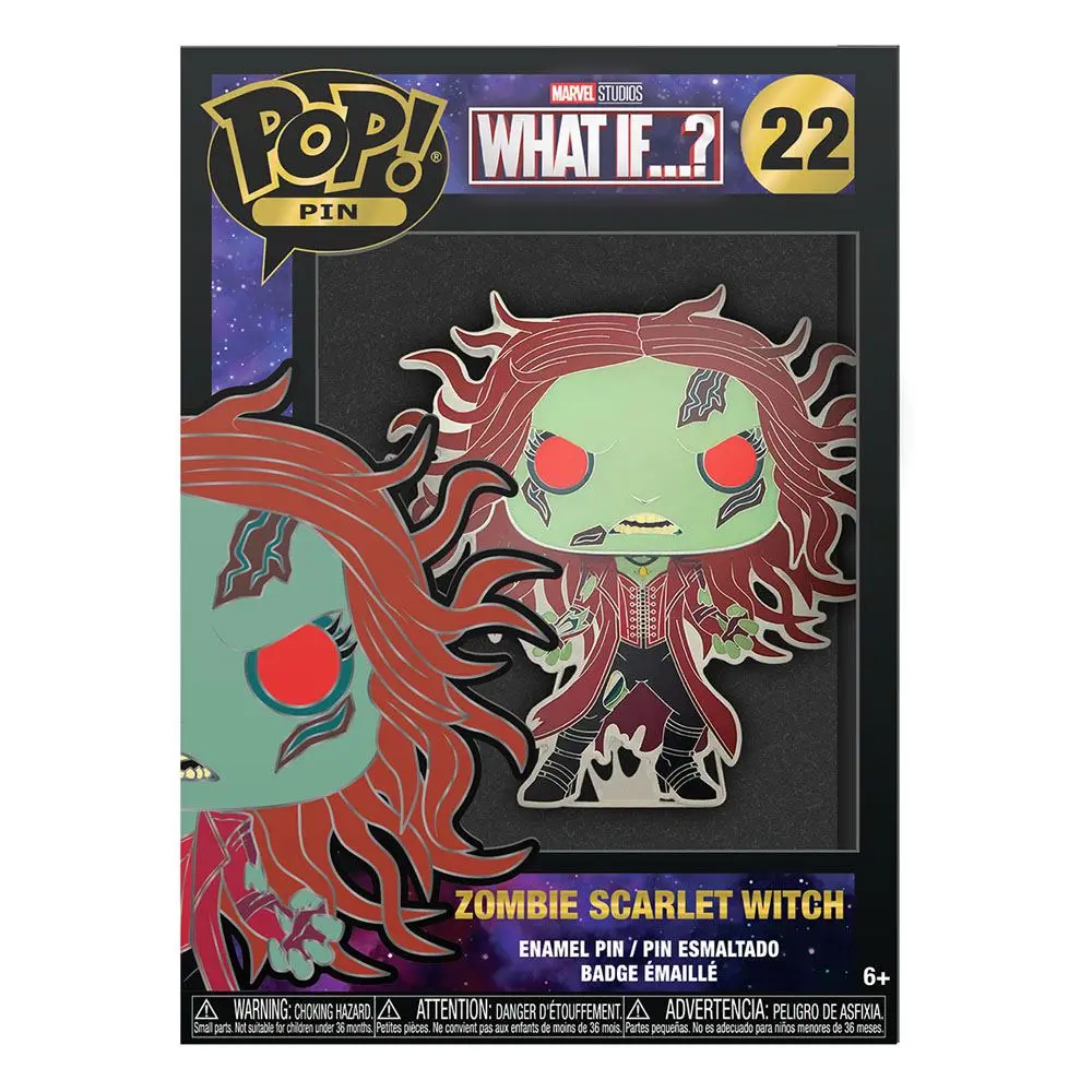 What If...? POP! Pin Ansteck-Pin Zombie Wanda Maximoff 10 cm Produktfoto