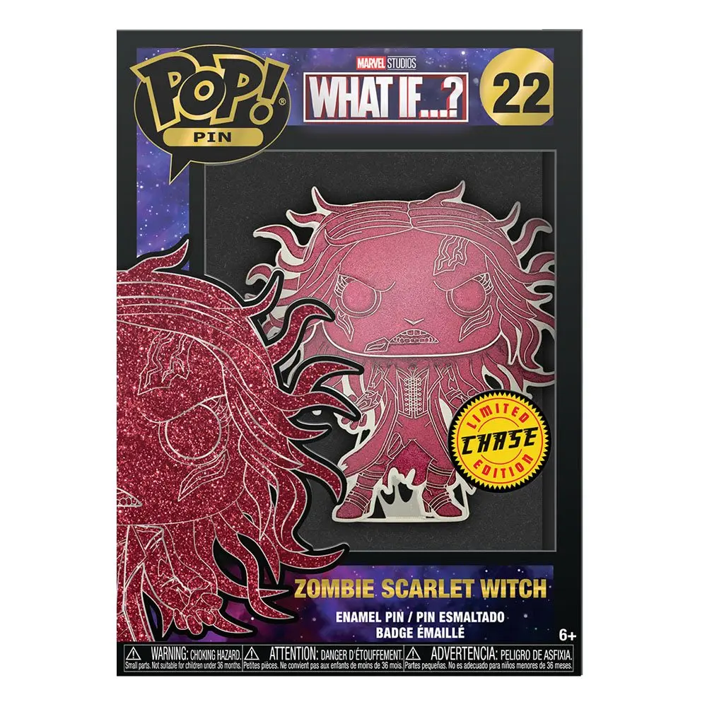 What If...? POP! Pin Ansteck-Pin Zombie Wanda Maximoff 10 cm Produktfoto