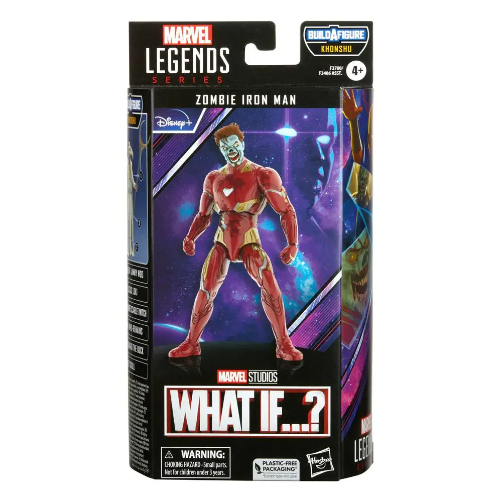 What If...? Marvel Legends Action Figur Khonshu BAF: Zombie Iron Man 15 cm Produktfoto