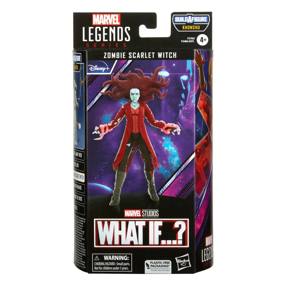 What If...? Marvel Legends Actionfigur Khonshu BAF: Zombie Scarlet Witch 15 cm Produktfoto