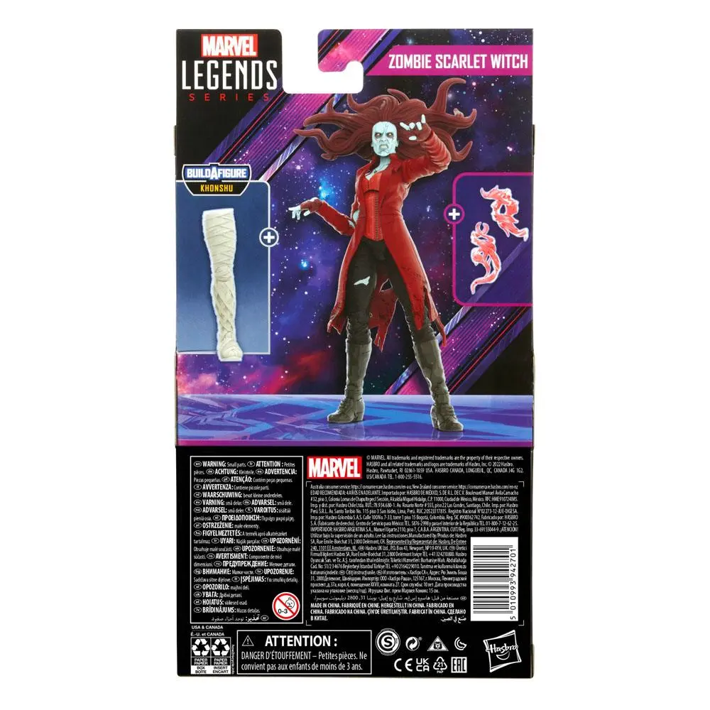What If...? Marvel Legends Actionfigur Khonshu BAF: Zombie Scarlet Witch 15 cm Produktfoto