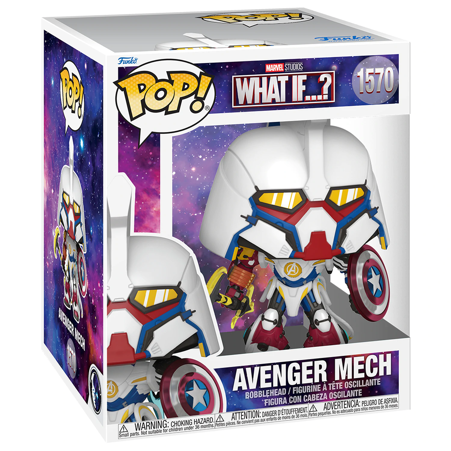 What If...? Super Sized Funko POP! Marvel Vinyl Figur Super Mech 15 cm Produktfoto