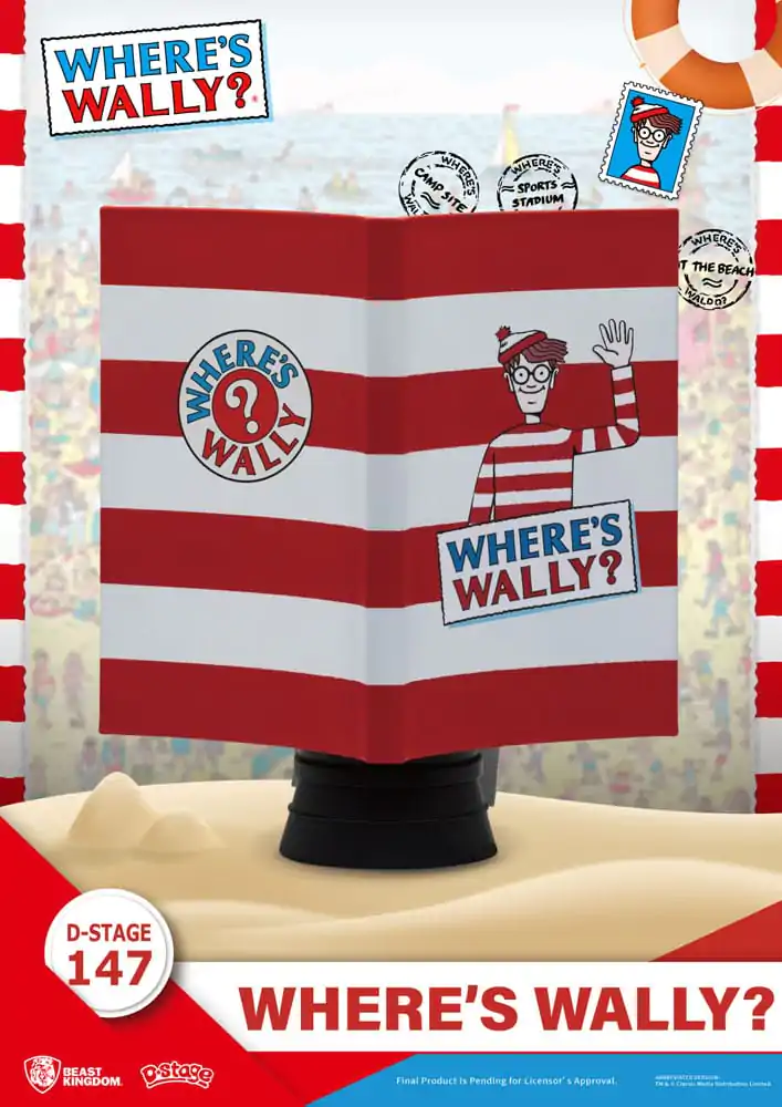Where's Wally D-Stage PVC Diorama Where's Wally 13 cm Produktfoto