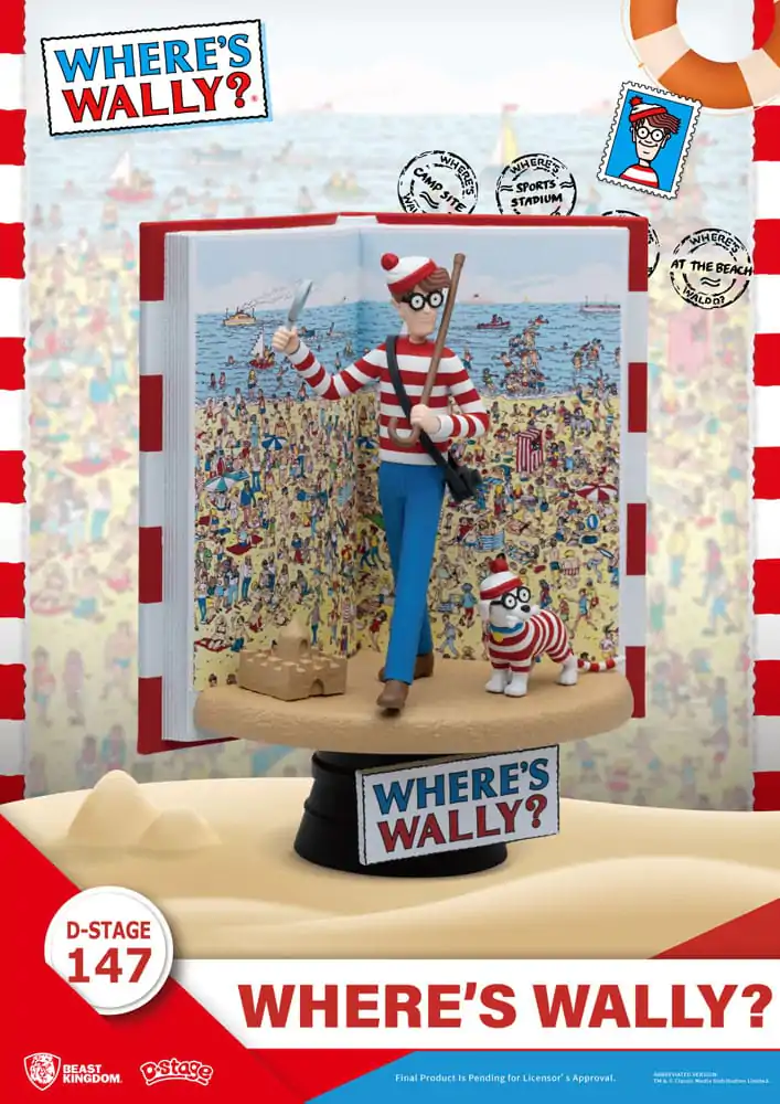 Where's Wally D-Stage PVC Diorama Where's Wally 13 cm Produktfoto