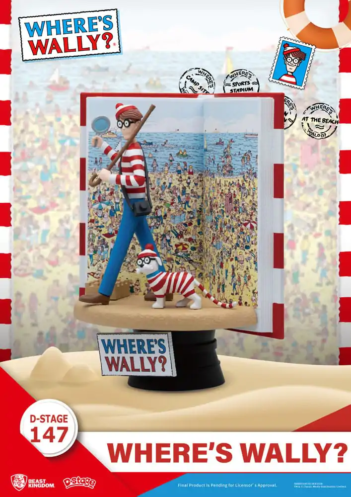 Where's Wally D-Stage PVC Diorama Where's Wally 13 cm Produktfoto