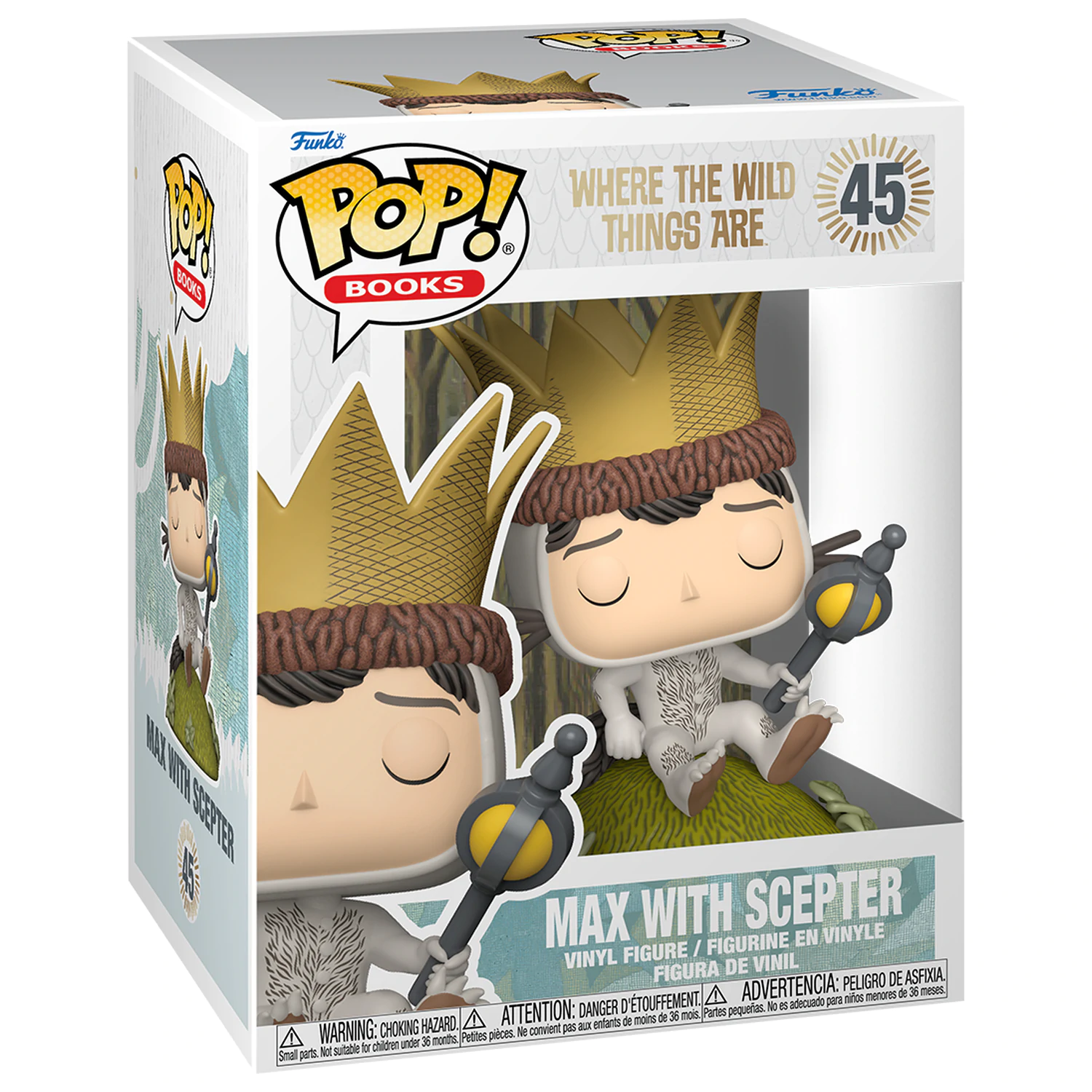 Where the Wild Things Are Funko POP! Premium Vinyl Figur Max w/Scepter 9 cm Produktfoto