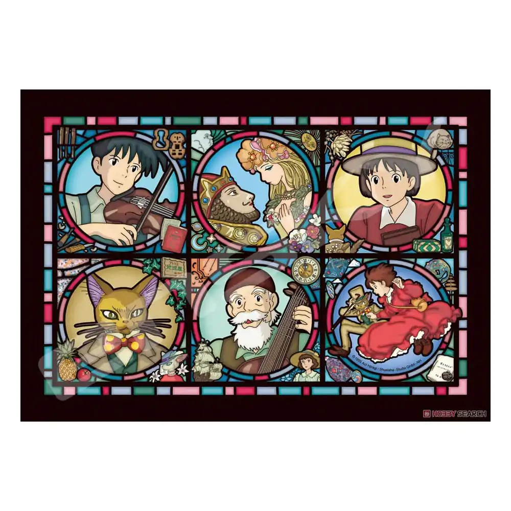 Stimme des Herzens Puzzle Stained Glass Characters Gallery (208 Teile) Produktfoto