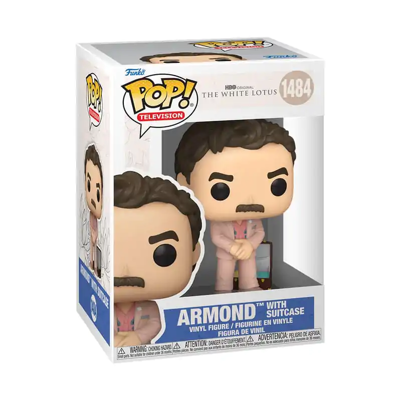 White Lotus Funko POP! TV Vinyl Figur Armond w/Suitcase 9 cm Produktfoto