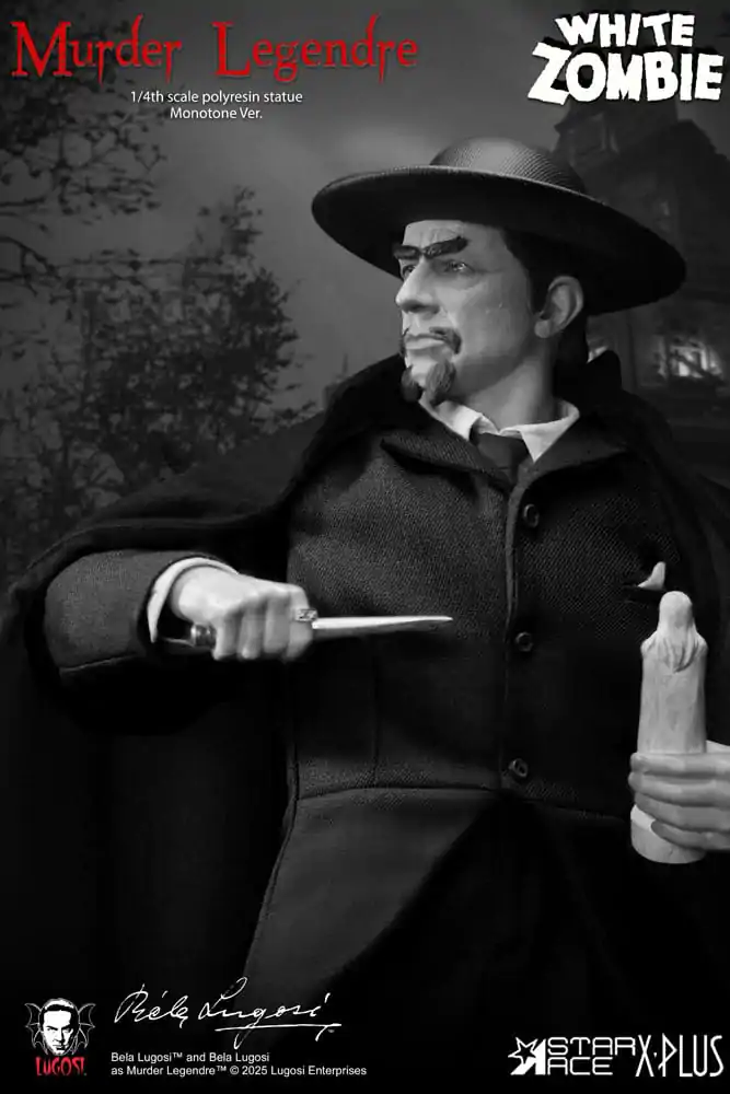 White Zombie Statue 1/4 Murder Legendre Monotone Ver. 52 cm Produktfoto