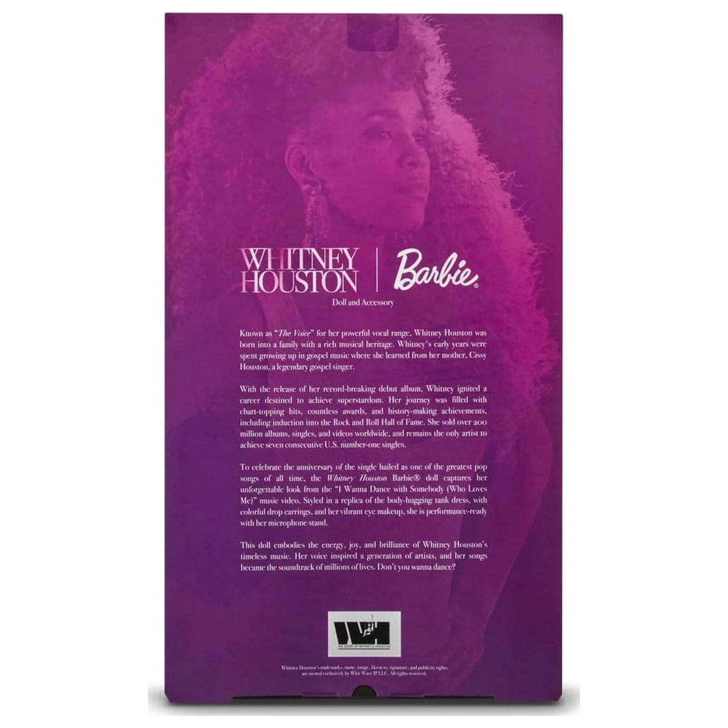 Whitney Houston Barbie Signature Puppe I Wanna Dance with Somebody Produktfoto