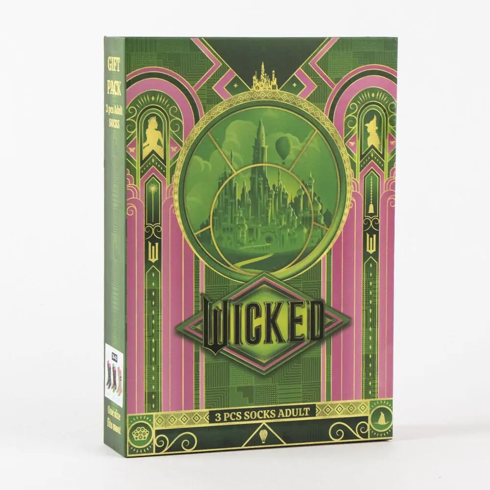 Wicked 3er Pack erwachsen Socken Produktfoto