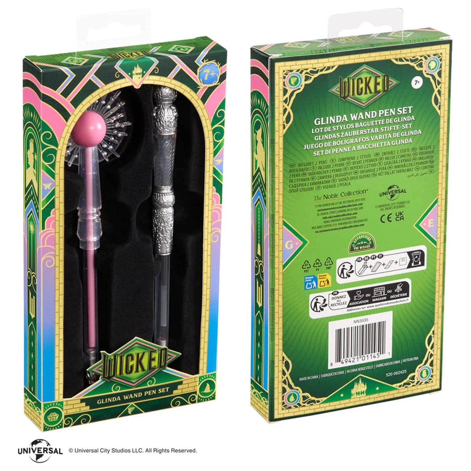 Wicked: For Good Stift 2er-Pack Glinda Zauberstab Stift Set Produktfoto