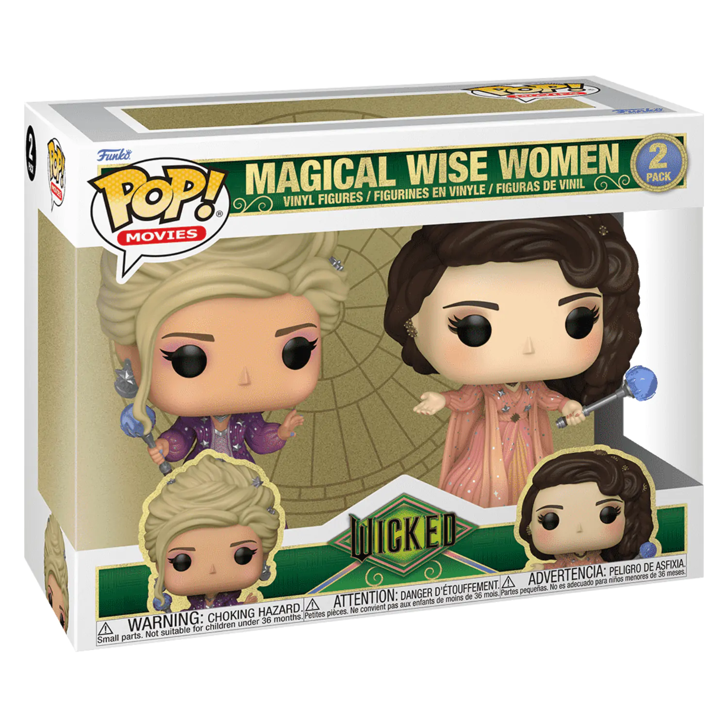 Wicked Funko POP! Television Vinylfiguren 2er-Pack Emerald City Players 9 cm Produktfoto