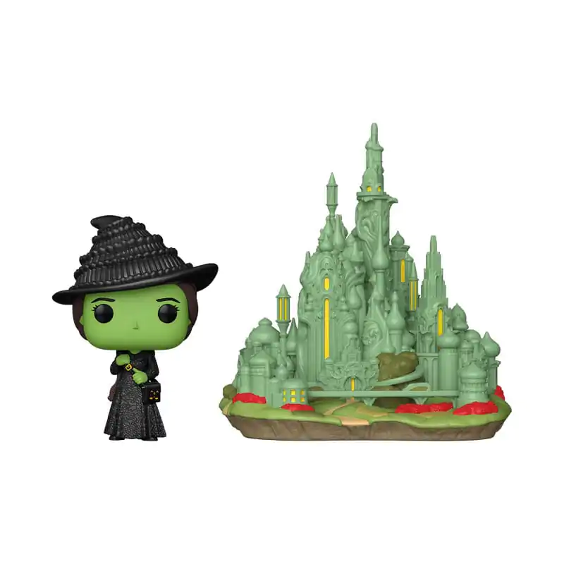 Wicked Funko POP! Town Vinyl Figur Elphaba with the Emerald City 9 cm termékfotó