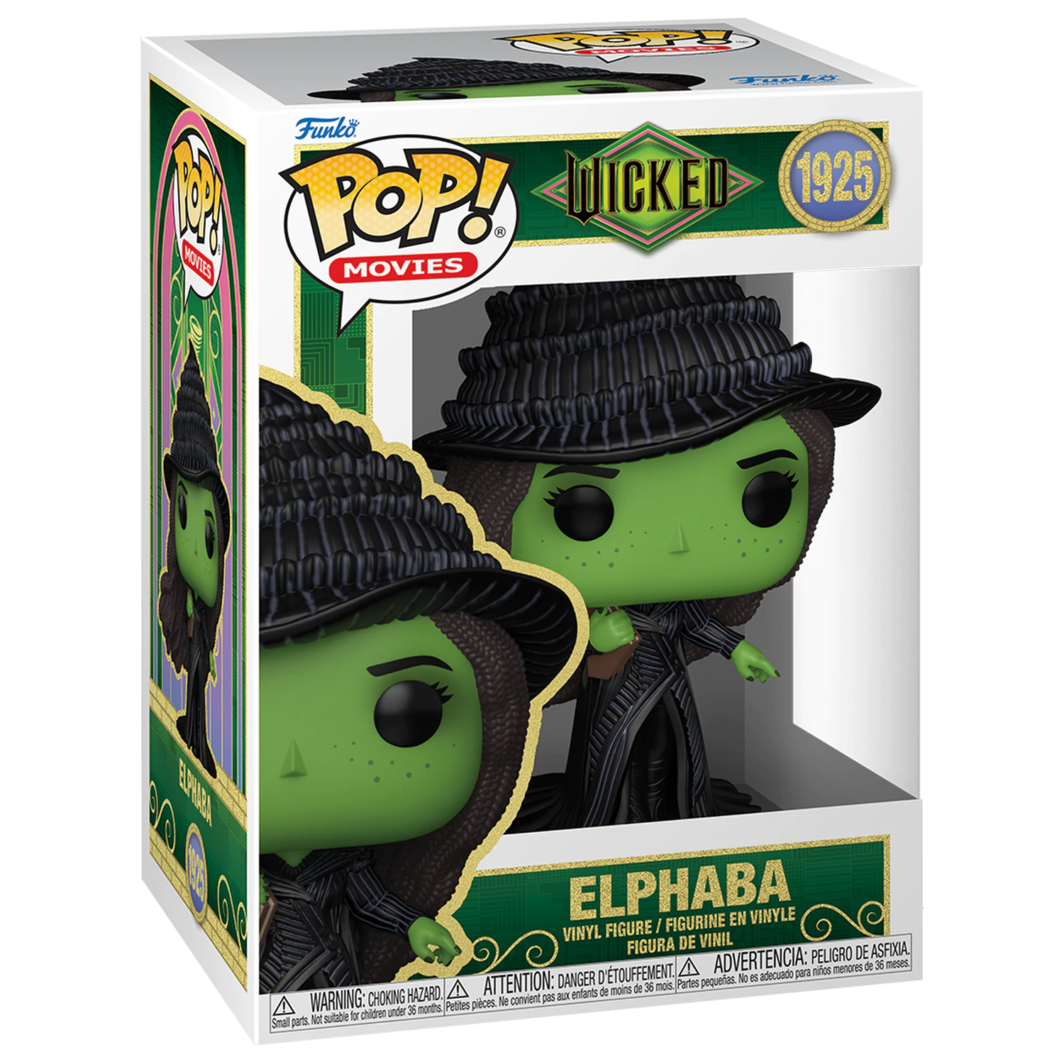 Wicked Funko POP! Vinyl Figur Elphaba mit Grimmerie 9 cm Produktfoto