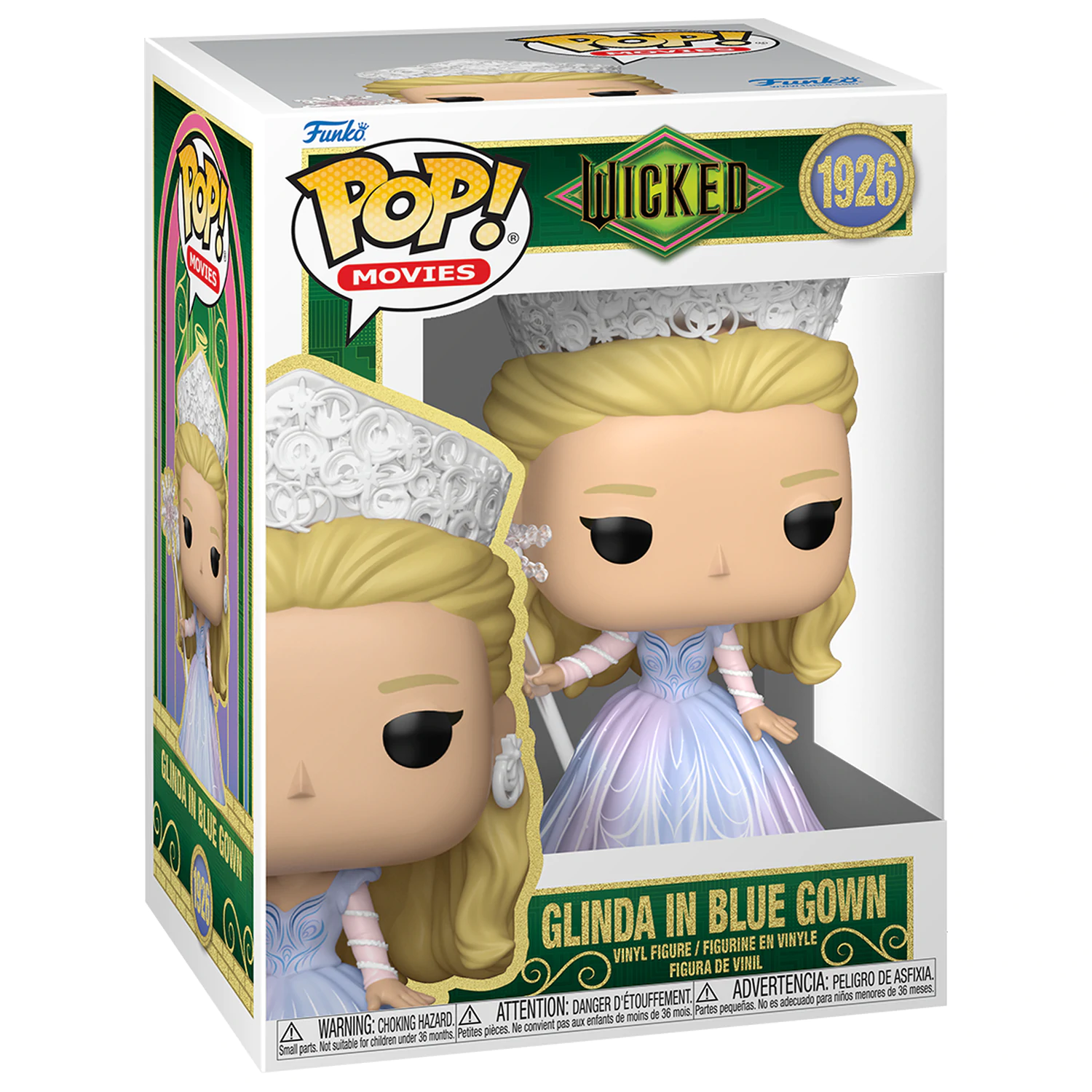 Wicked Funko POP! Vinyl Figur Glinda in Blue Gown 9 cm Produktfoto