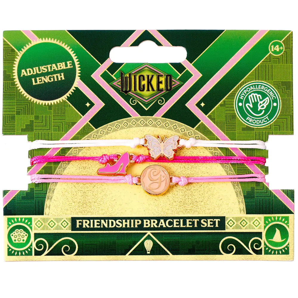 Wicked Glinda Friendship Set 3 Armbänder Produktfoto
