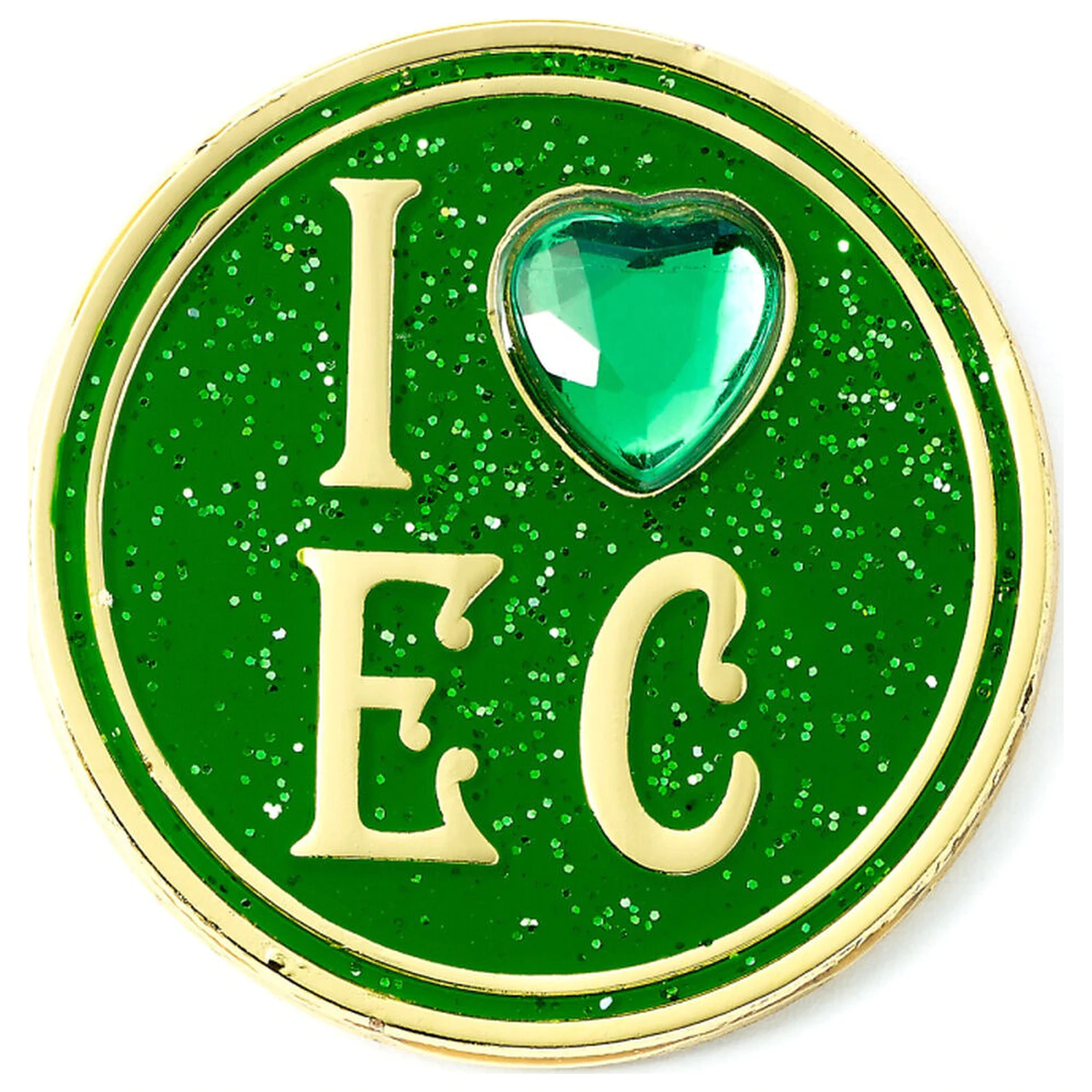 Wicked I Love Emerald City Pin-Abzeichen Produktfoto