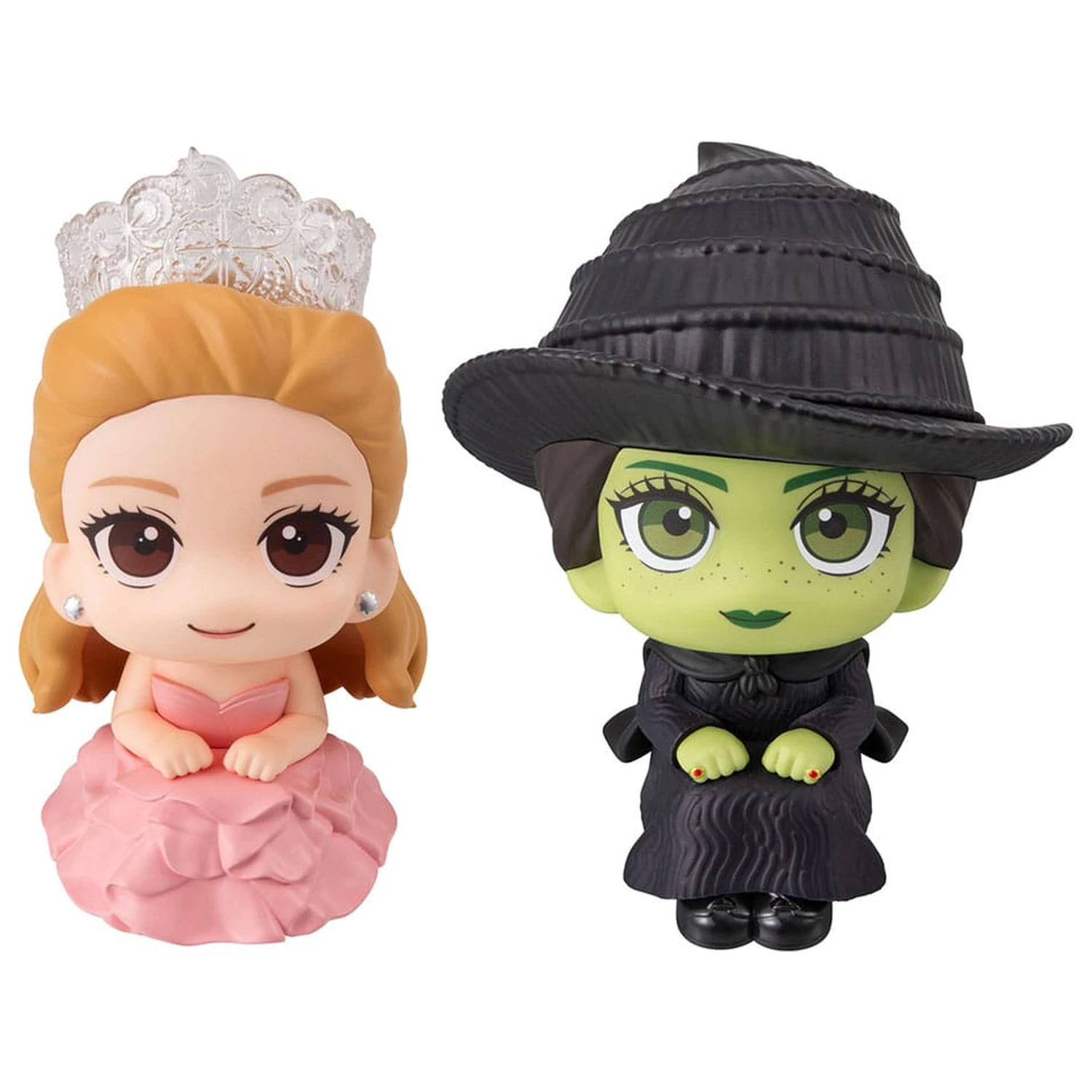 Wicked Look Up PVC Statuen Elphaba & Glinda (mit Geschenk) 11 cm Produktfoto