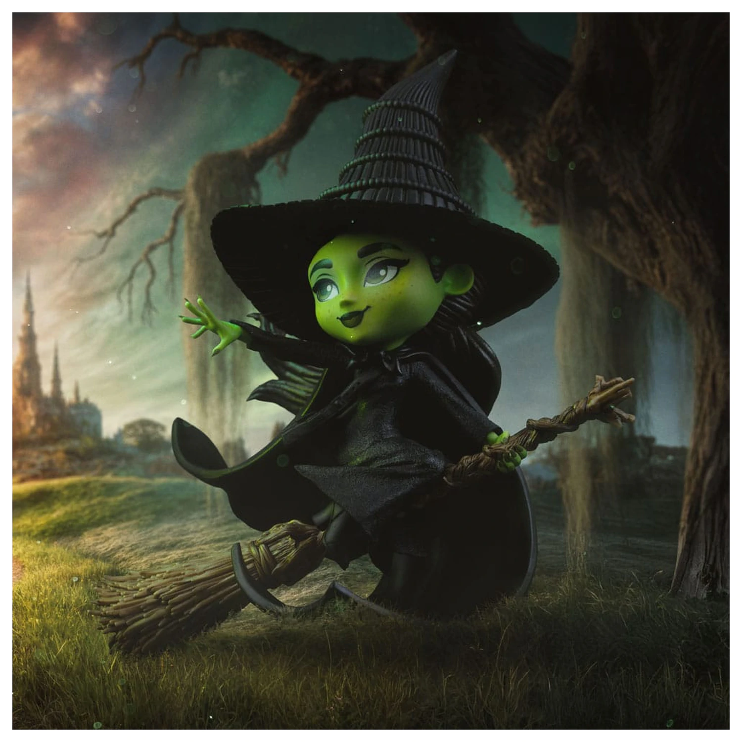 Wicked Mini Co. PVC Figur Elphaba 18 cm Produktfoto