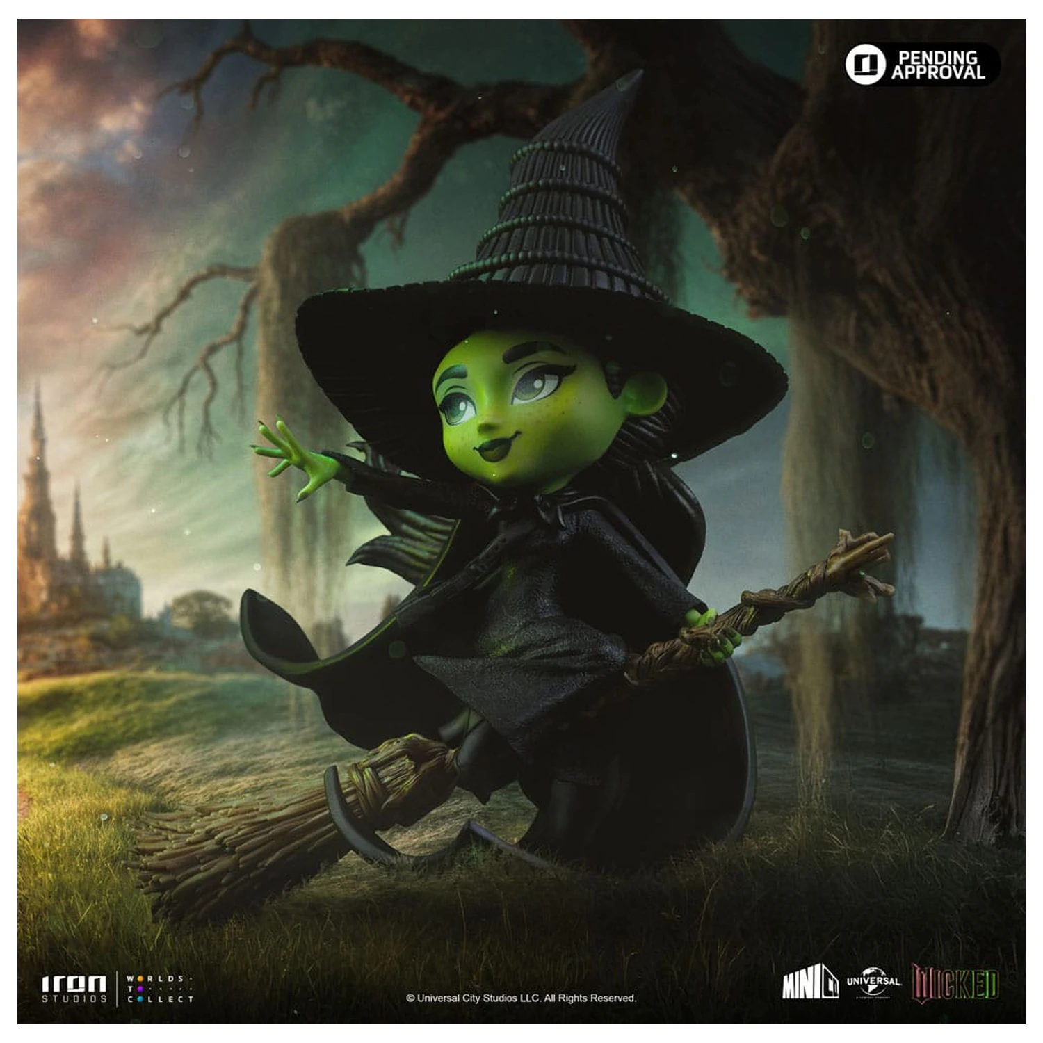 Wicked Mini Co. PVC Figur Elphaba 18 cm Produktfoto