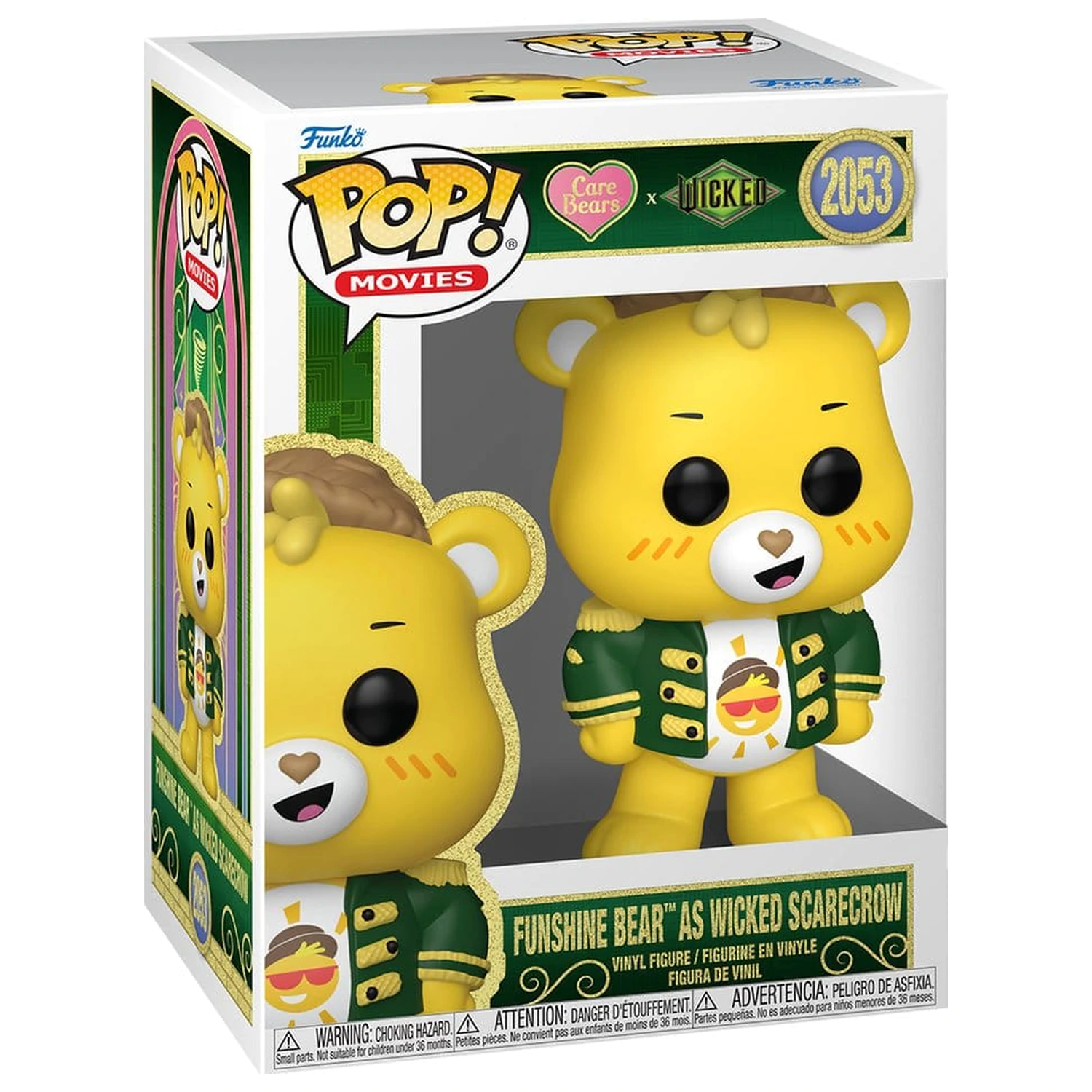 Wicked x Care Bears Funko POP! Vinyl Figur Funshine Bear Scarecrow 9 cm Produktfoto