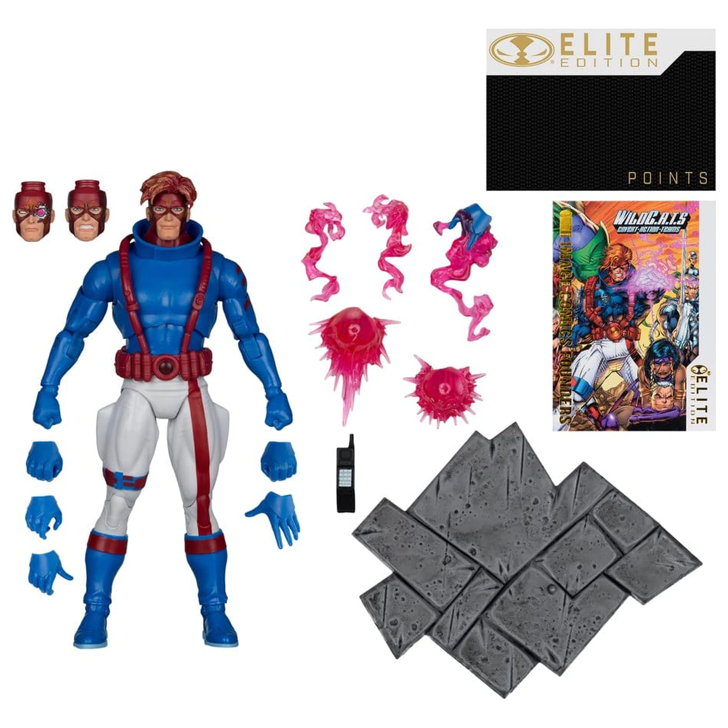 WildC.A.T.S Elite Edition Image Comic Founders Series Deluxe Action Figur Spartan 19 cm Produktfoto